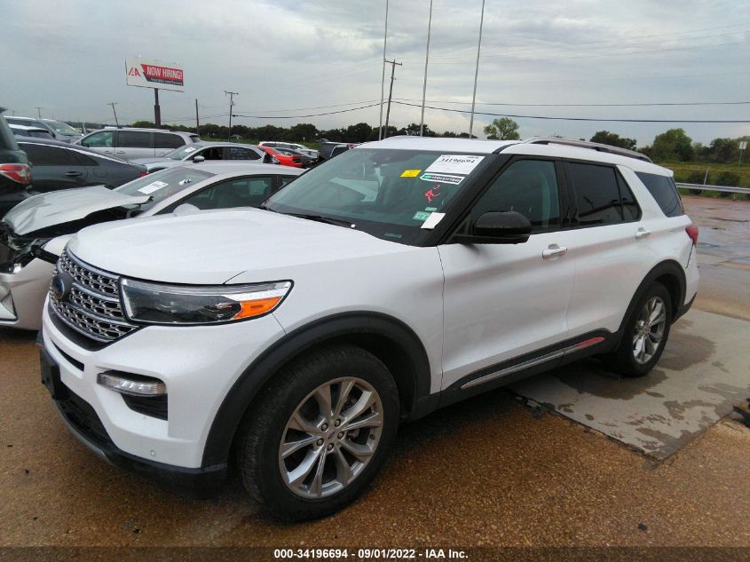 2021 FORD EXPLORER LIMITED VIN: 1FMSK7FH5MGA85516