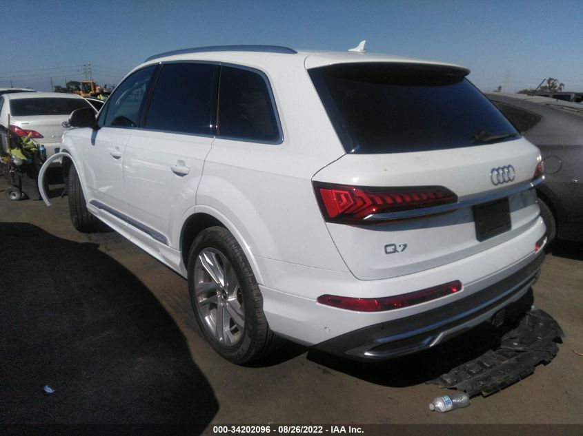 2021 AUDI Q7 PREMIUM PLUS VIN: WA1LJAF73MD028520