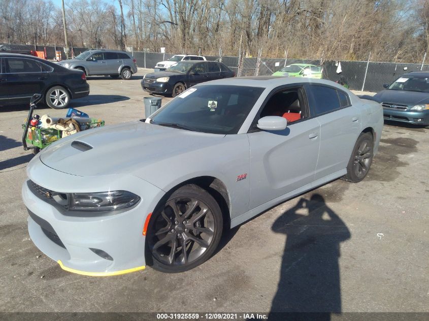2021 DODGE CHARGER SCAT PACK VIN: 2C3CDXGJXMH622880