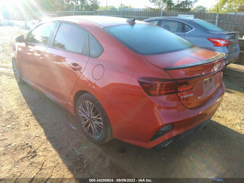 2022 KIA FORTE GT-LINE VIN: 3KPF54AD7NE426089
