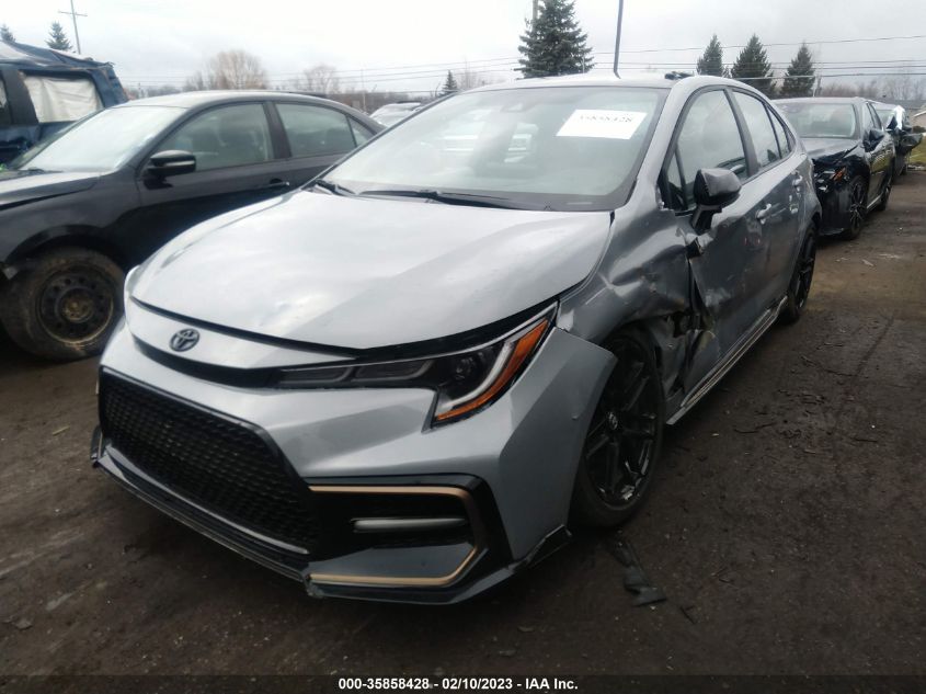 2022 TOYOTA COROLLA SE/SE NIGHTSHADE/APEX SE VIN: 5YFS4MCE4NP104600