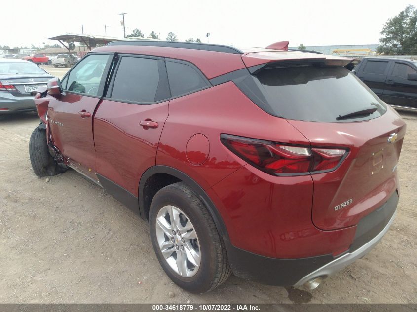 2021 CHEVROLET BLAZER LT VIN: 3GNKBCRS9MS526772