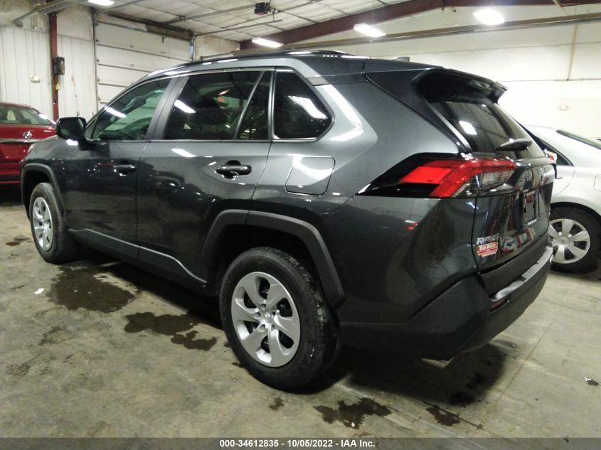 2021 TOYOTA RAV4 LE VIN: 2T3F1RFV0MC156802