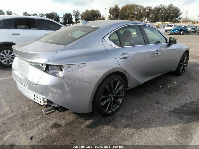 2022 LEXUS IS IS 350 F SPORT VIN: JTHGZ1B28N5054261