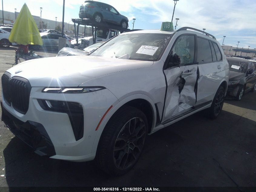 2023 BMW X7 XDRIVE40I VIN: 5UX23EM02P9P17222