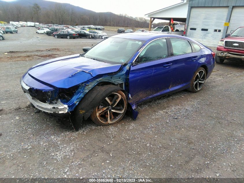2022 HONDA ACCORD SEDAN SPORT VIN: 1HGCV2F35NA012868