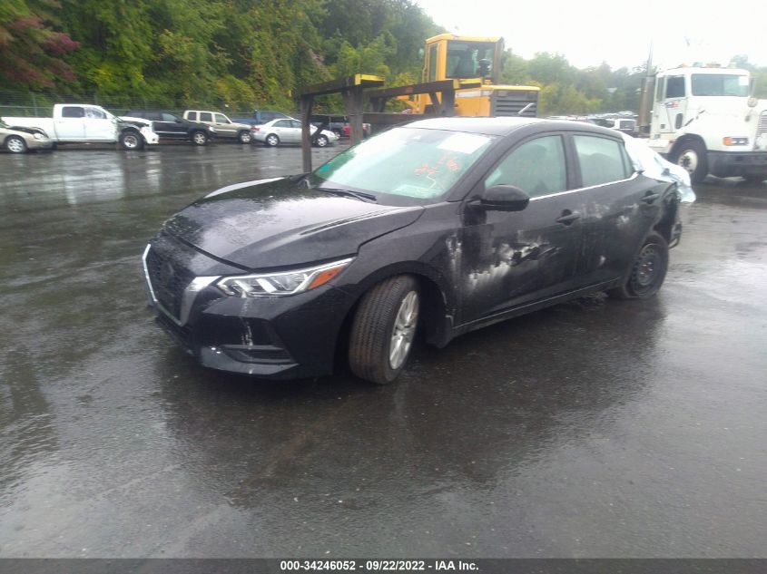2021 NISSAN SENTRA S VIN: 3N1AB8BV8MY245617