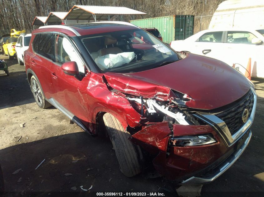 2021 NISSAN ROGUE PLATINUM VIN: JN8AT3DD7MW306114