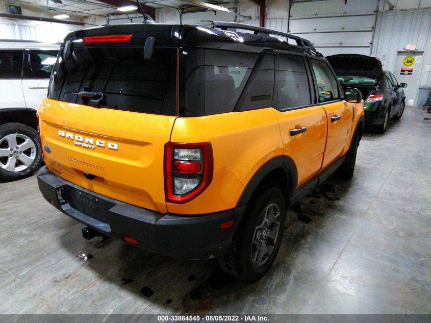 2021 FORD BRONCO SPORT BADLANDS VIN: 3FMCR9D95MRA63645
