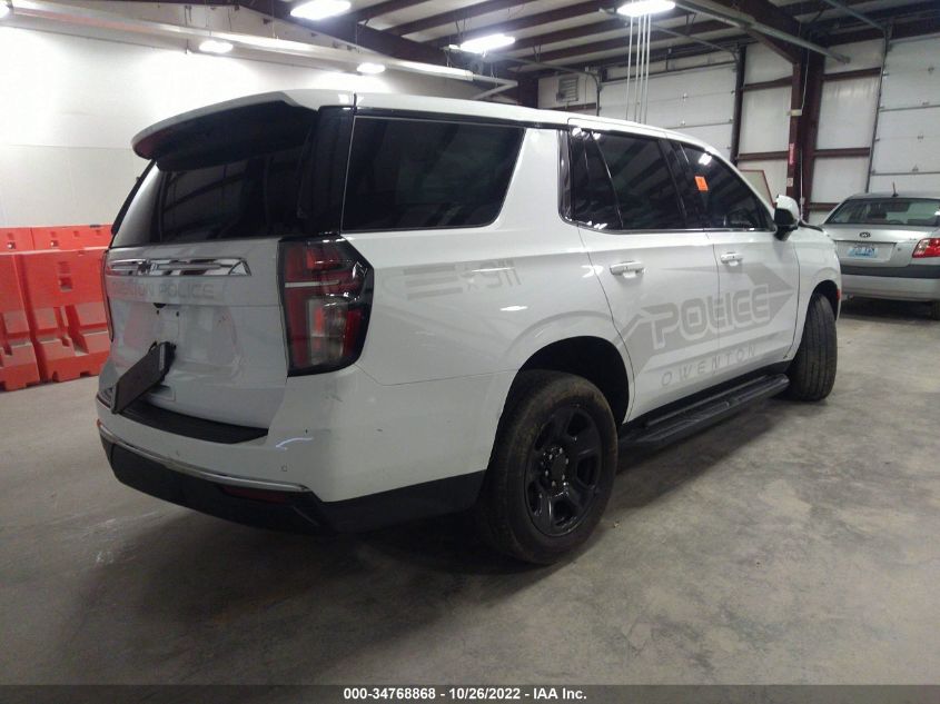 2021 CHEVROLET TAHOE COMMERCIAL VIN: 1GNSKLEDXMR445189