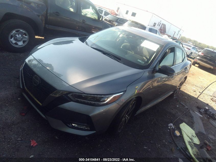 2021 NISSAN SENTRA SR VIN: 3N1AB8DV0MY247651