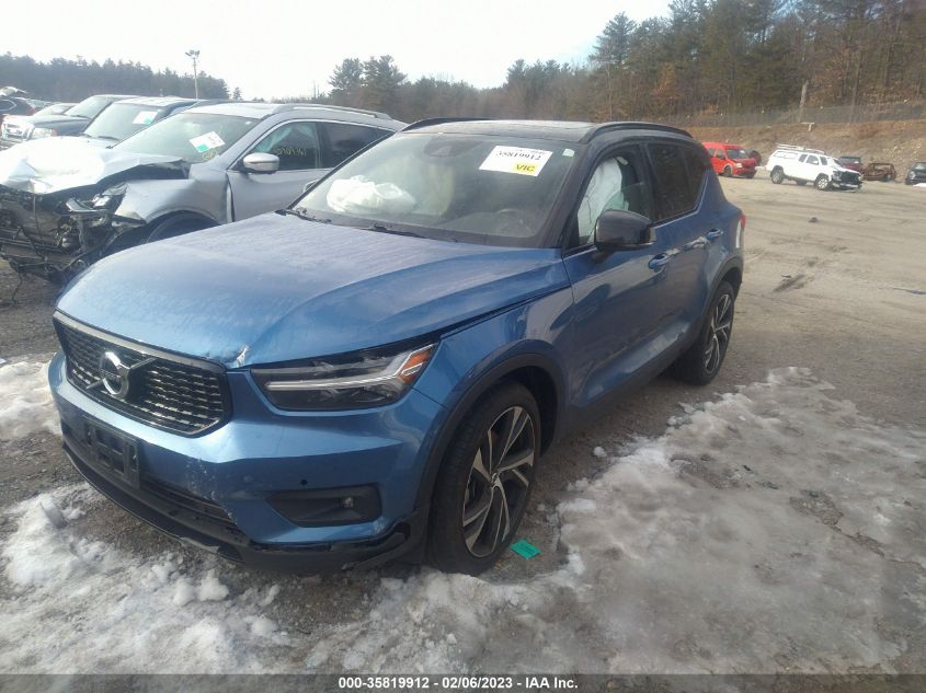 2021 VOLVO XC40 R-DESIGN VIN: YV4162UM7M2410104