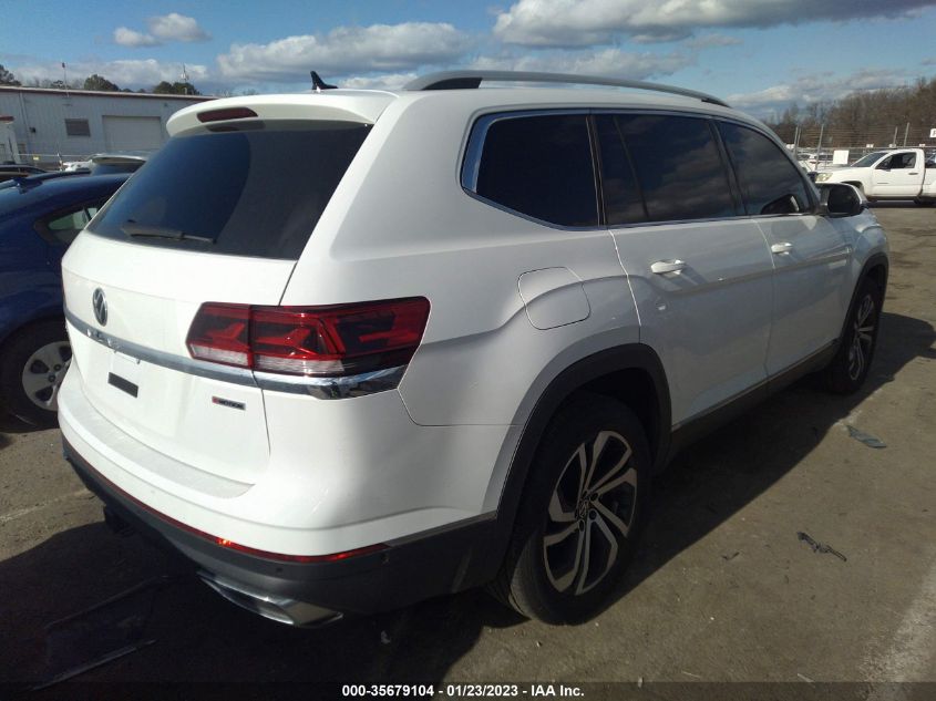2021 VOLKSWAGEN ATLAS 3.6L V6 SEL PREMIUM VIN: 1V2TR2CA2MC564397