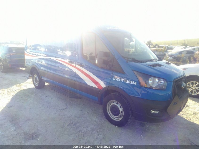 2021 FORD TRANSIT CARGO VAN VIN: 1FTBR1C88MKA92572