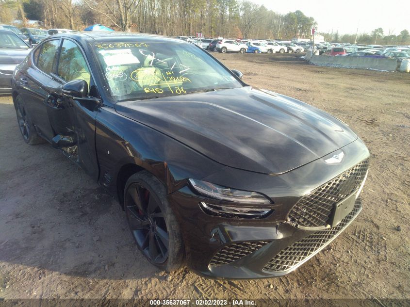 2022 GENESIS G70 3.3T VIN: KMTG54TE0NU083011