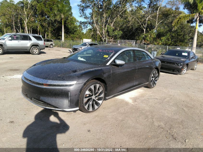2022 LUCID AIR GRAND TOURING VIN: 50EA1GBA5NA005448