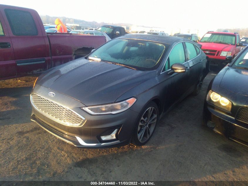 2020 FORD FUSION TITANIUM VIN: 3FA6P0K93LR265619