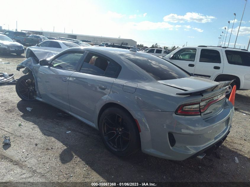 2022 DODGE CHARGER SCAT PACK WIDEBODY VIN: 2C3CDXGJ3NH136686