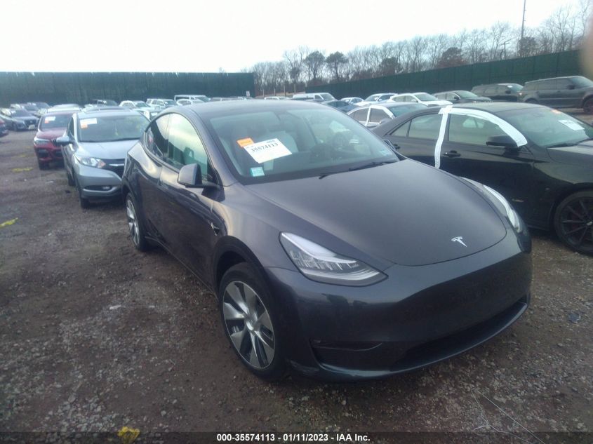 2021 TESLA MODEL Y LONG RANGE VIN: 5YJYGDEE5MF248486