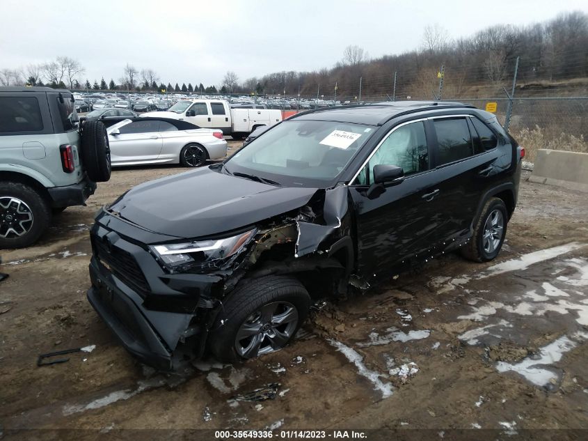 2022 TOYOTA RAV4 HYBRID XLE VIN: 4T3RWRFV2NU058823