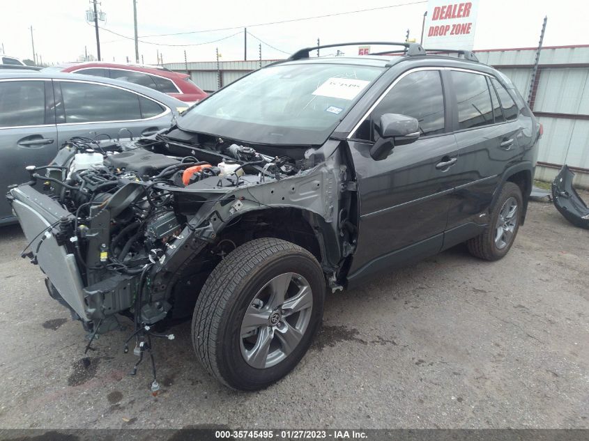 2022 TOYOTA RAV4 HYBRID XLE VIN: 4T3RWRFV3NU076134