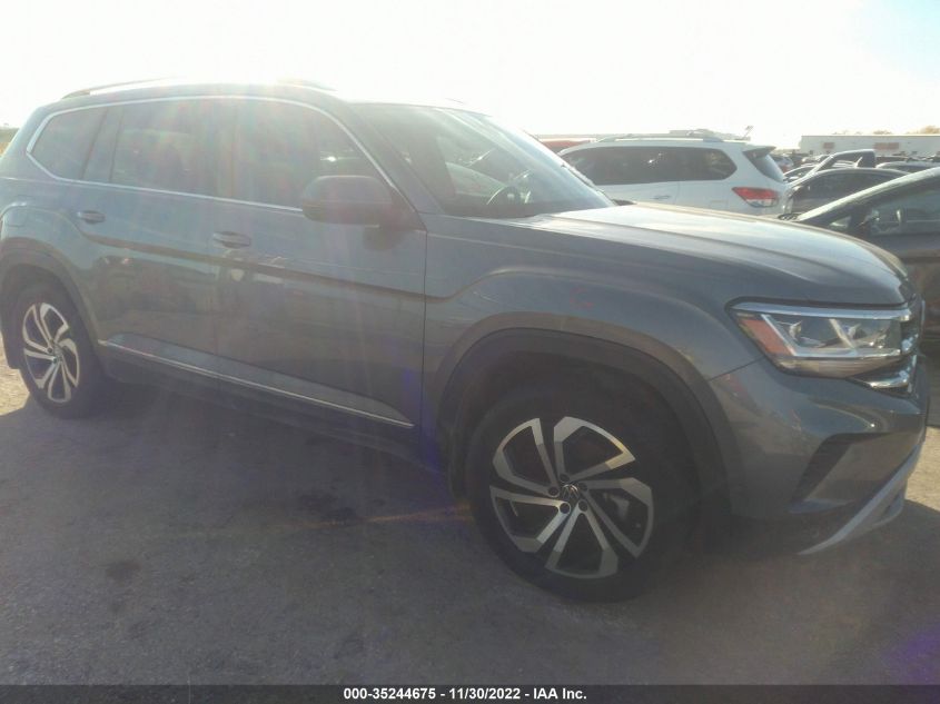 2021 VOLKSWAGEN ATLAS 2.0T SEL PREMIUM VIN: 1V2TP2CA5MC552797