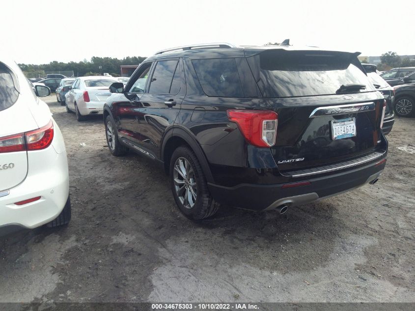 2020 FORD EXPLORER LIMITED VIN: 1FMSK8FH9LGC03507