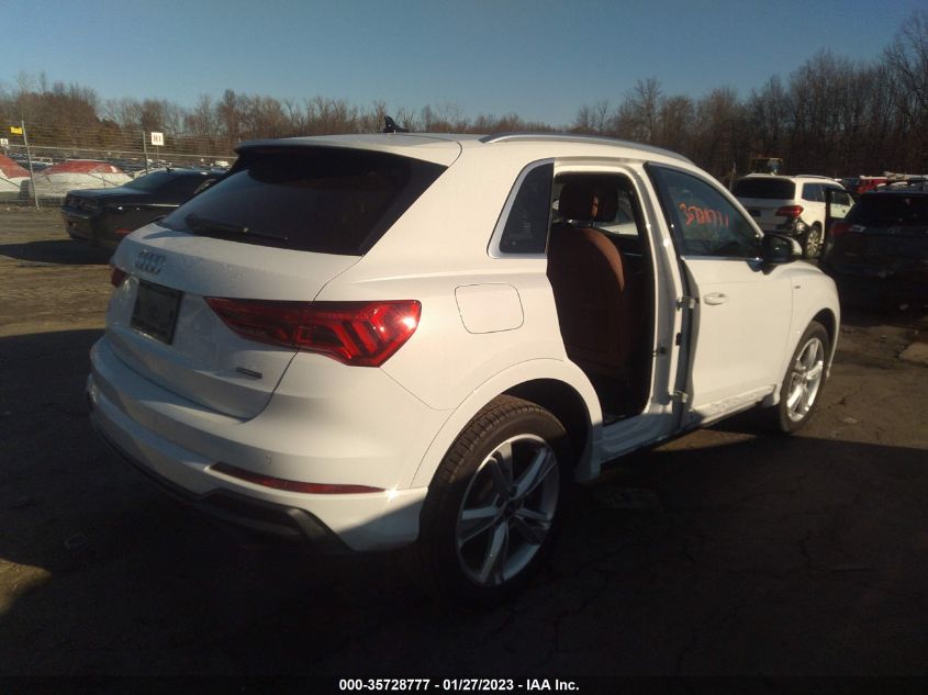 2021 AUDI Q3 S LINE PREMIUM VIN: WA1DECF31M1025814