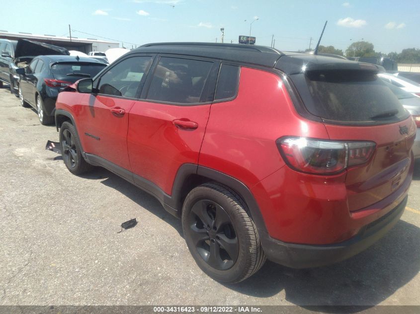 2021 JEEP COMPASS ALTITUDE VIN: 3C4NJCBB4MT509181