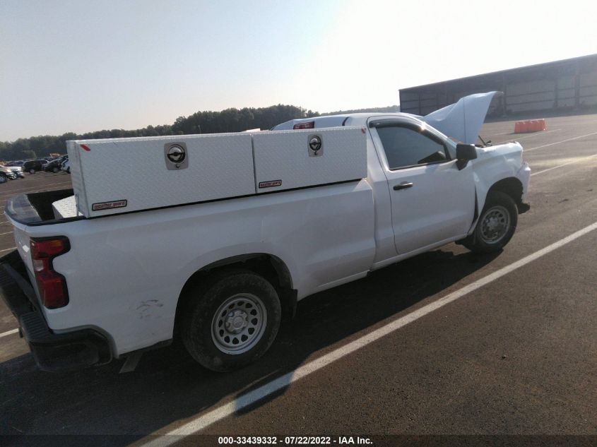 2021 CHEVROLET SILVERADO 1500 WORK TRUCK VIN: 3GCNYAEK3MG393248