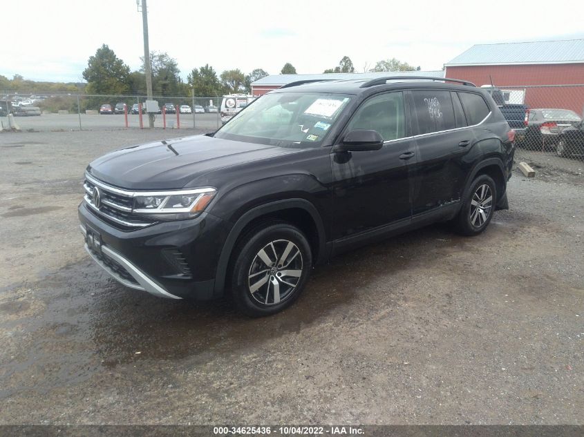 2021 VOLKSWAGEN ATLAS 2.0T SE VIN: 1V2LP2CA2MC546004