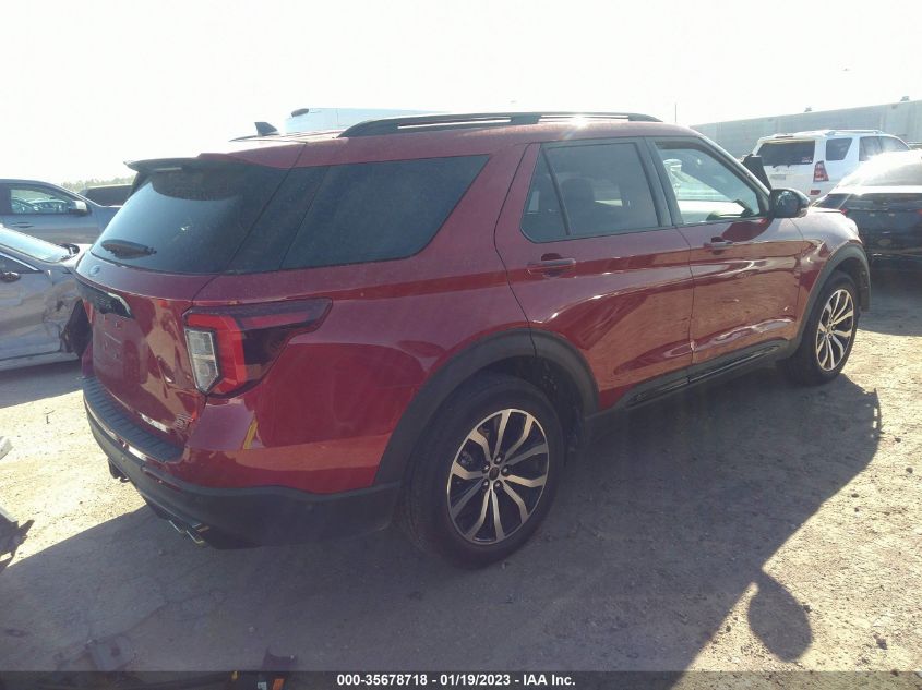 2021 FORD EXPLORER ST VIN: 1FM5K8GC5MGB23865