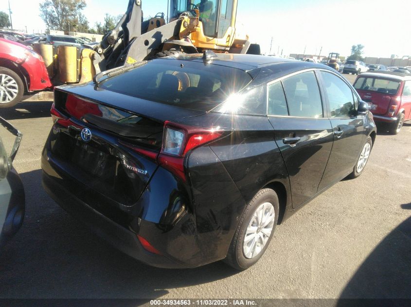 2021 TOYOTA PRIUS L VIN: JTDKAMFU1M3131837