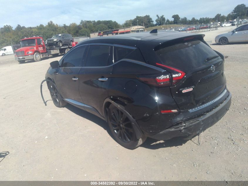 2021 NISSAN MURANO PLATINUM VIN: 5N1AZ2DS4MC139632