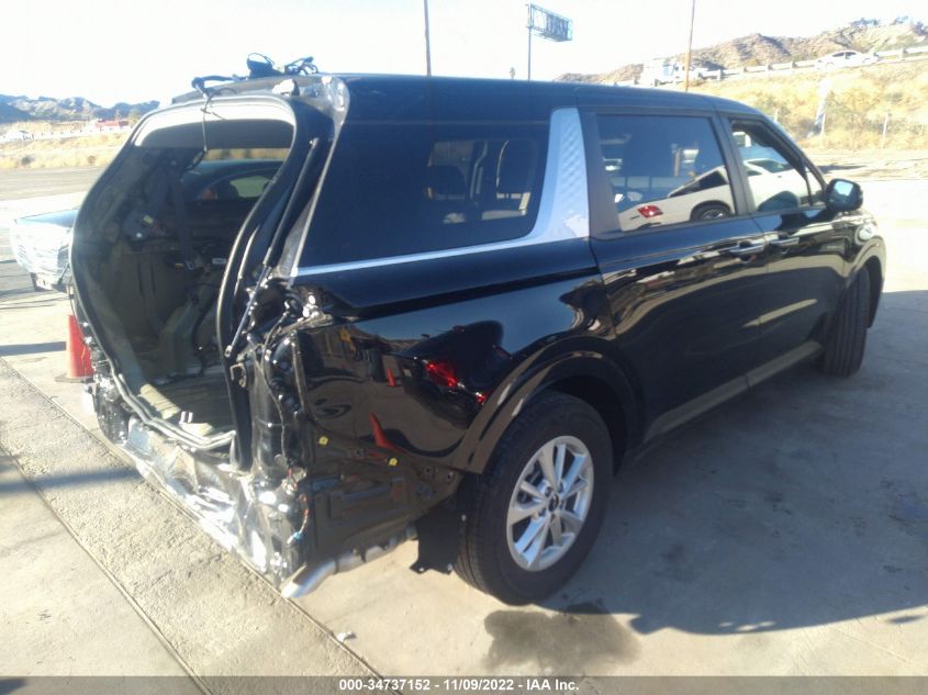 2023 KIA CARNIVAL LX VIN: KNDNB4H30P6212586