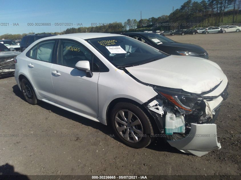2021 TOYOTA COROLLA LE VIN: JTDEPMAE1MJ152601