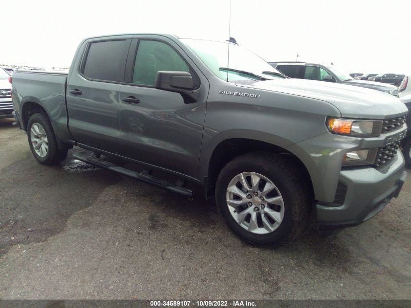 2021 CHEVROLET SILVERADO 1500 CUSTOM VIN: 3GCPWBEK5MG291308