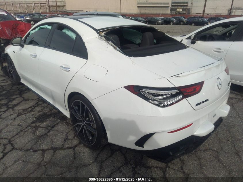2022 MERCEDES-BENZ CLA AMG CLA 35 VIN: W1K5J5BB6NN289206