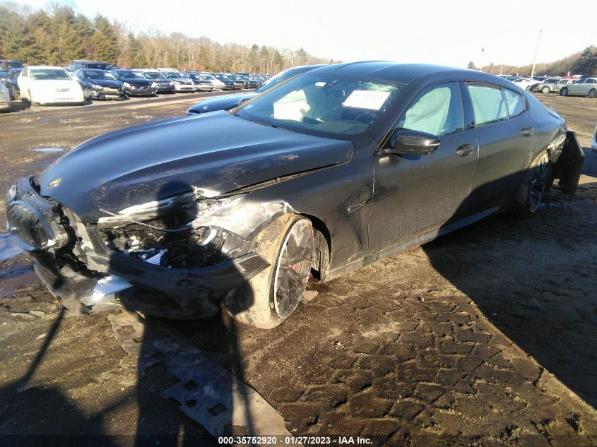 2022 BMW M8 COMPETITION VIN: WBSGV0C04NCG77923