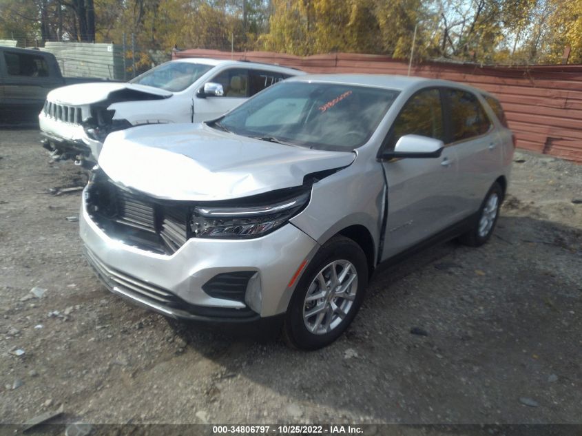 2022 CHEVROLET EQUINOX LT VIN: 3GNAXKEVXNL273867