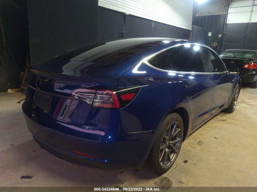 2020 TESLA MODEL 3 STANDARD RANGE VIN: 5YJ3E1EA1LF476236