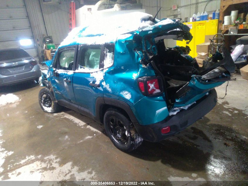 2021 JEEP RENEGADE SPORT VIN: ZACNJDAB5MPM12678