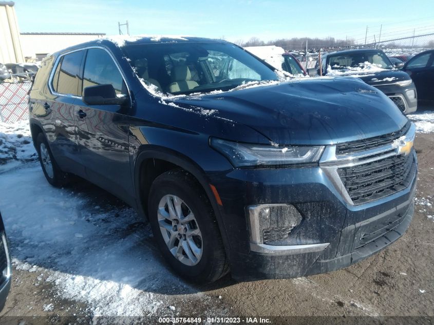 2022 CHEVROLET TRAVERSE LS VIN: 1GNERFKWXNJ106691