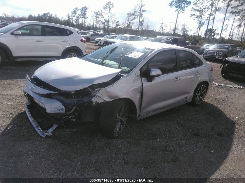 2022 TOYOTA COROLLA SE/SE NIGHTSHADE/APEX SE VIN: 5YFS4MCE5NP105562