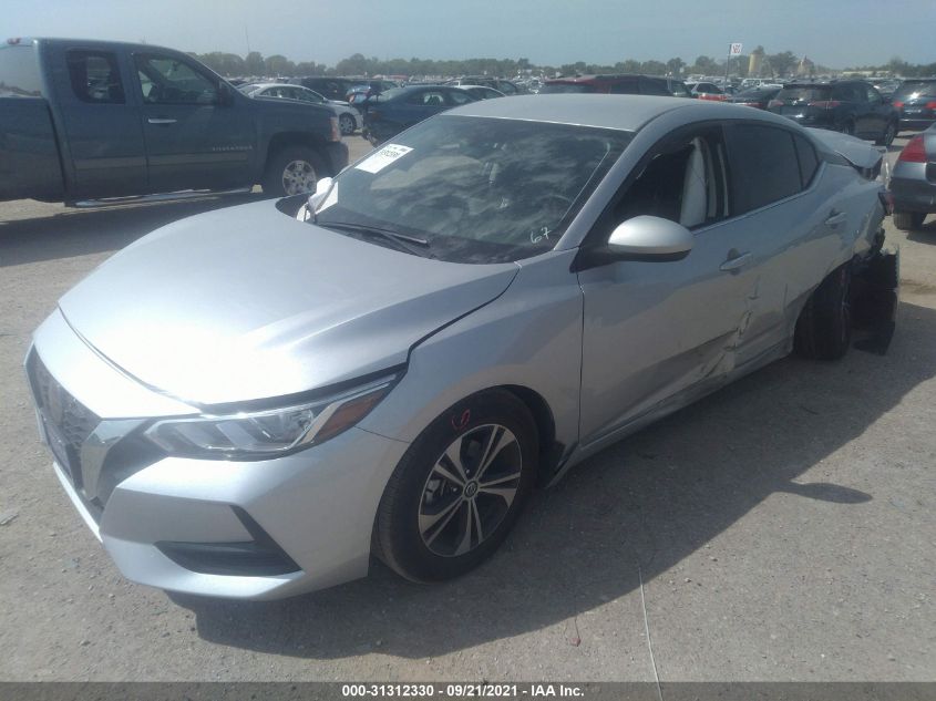 2021 NISSAN SENTRA SV VIN: 3N1AB8CV0MY255699