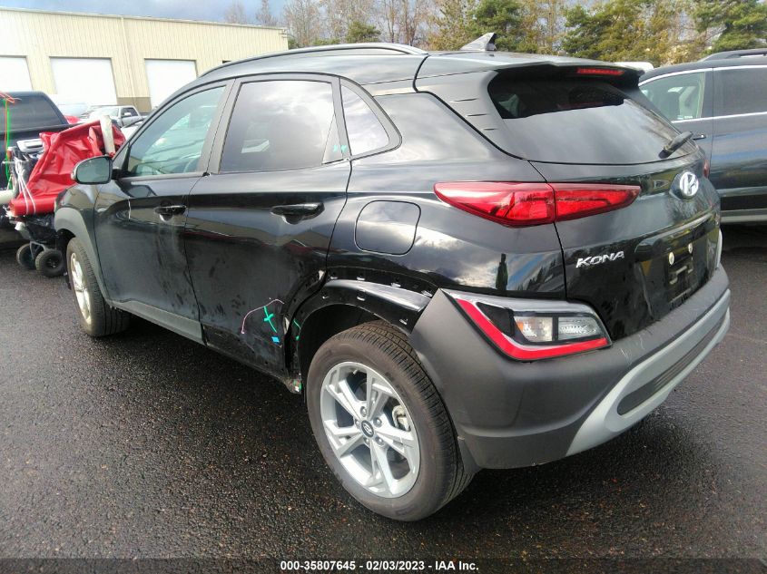 2022 HYUNDAI KONA SEL VIN: KM8K6CAB7NU873622