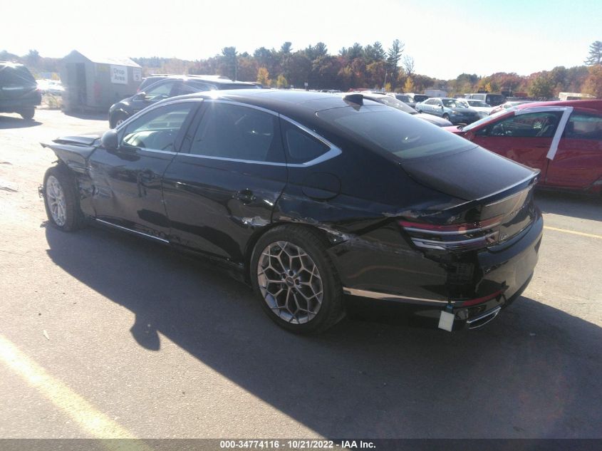 2021 GENESIS G80 2.5T VIN: KMTGB4SC3MU045862