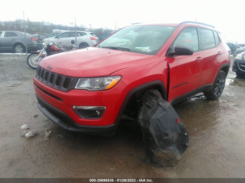 2021 JEEP COMPASS 80TH ANNIVERSARY VIN: 3C4NJDEB5MT548329