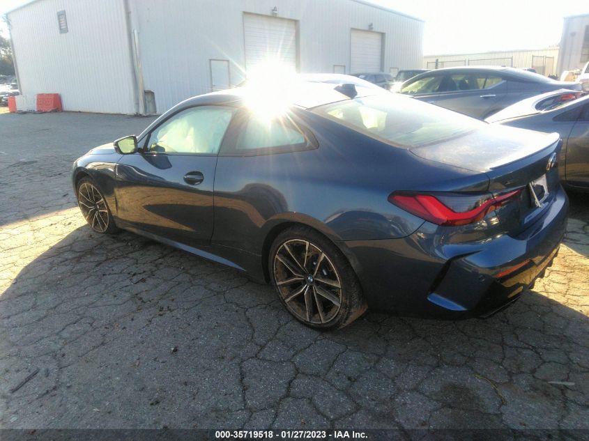 2022 BMW 4 SERIES M440I XDRIVE VIN: WBA13AR05NCJ51987