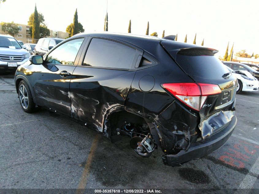 2022 HONDA HR-V EX VIN: 3CZRU5H51NM744097